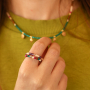 How to combine glass seed beads