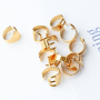 Stylish stainless steel rings