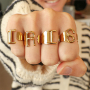 Stylish stainless steel rings