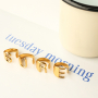 Stylish stainless steel rings