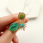 Inspiration time with stainless steel rings with enamel