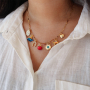 How to make cheerful jewellery with metal charms with enamel
