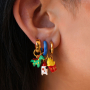 How to make cheerful jewellery with metal charms with enamel