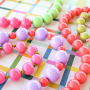 Endless combinations with large round acrylic beads