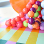 Endless combinations with large round acrylic beads