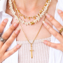 Create beautiful jewellery with DQ metal charms and beads