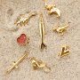 Create beautiful jewellery with DQ metal charms and beads