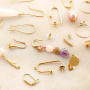 Create beautiful earrings with stainless steel findings