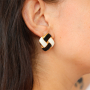 Mix & match with our stainless steel earring collection