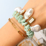 Make elegant jewellery with imitation freshwater pearls
