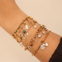 Create stylish necklaces and bracelets with Brass TQ metal charms and connectors
