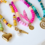 Jewellery making with acrylic beads
