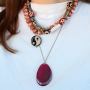 How to combine natural stone beads