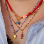 Create colourful jewellery with stainless steel charms