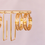 Mix and match with stainless steel earrings