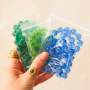 Get inspired by faceted beads 