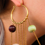 Inspiration with BY31&reg; stainless steel creole earrings 