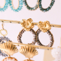 Inspiration with colourful faceted pendants 