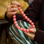 Inspiration time with matte round acrylic beads 
