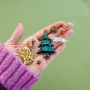 Jewellery making with stainless steel enamel charms 