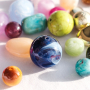 Jewellery making with acrylic beads 
