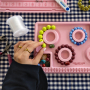 Make necklaces and bracelets with beads and beading boards 