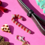 Bag charms for a festive look 