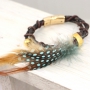 These jewellery with beautiful feathers are totally trendy and super fun to make yourself!