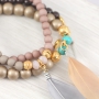 These jewellery with beautiful feathers are totally trendy and super fun to make yourself!