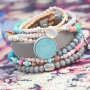 Colourfull jewellery with fine details and natural turqoise beads