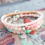 Colourfull jewellery with fine details and natural turqoise beads