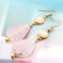 Beautiful jewellery with semi-precious gemstones for a natural look