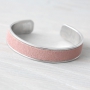 You can personalize these trendy bracelets by choosing which 5 or 10mm flat leather or cord you use!