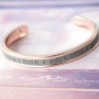 You can personalize these trendy bracelets by choosing which 5 or 10mm flat leather or cord you use!