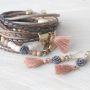 Ageless jewellery with tough leather and feminine details!