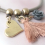 Ageless jewellery with tough leather and feminine details!