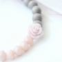 These natural beautys with wooden beads and natural Jade pearls are so nice t0 make yourself!