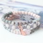 These natural beautys with wooden beads and natural Jade pearls are so nice t0 make yourself!