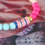 Create summer jewellery with our joyfull coloured acrylic beads
