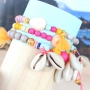 Create summer jewellery with our joyfull coloured acrylic beads