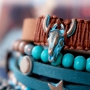 Be inspired: the most beautiful jewellery made of Copper Blue Platina Designer Quality metal and beautiful beads!
