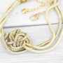 Create the best jewellery with fashion thread in a metallic look!!!
