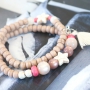 With our beautiful ceramic beads you can make nice jewellery with a natural twist