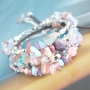 Must-have arm-candy with chips stone beads to create yourself