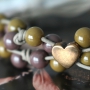 Gorgeous Cuoio jewellery, wooden beads, faceted beads and acrylic beads