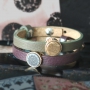 Gorgeous Cuoio jewellery, wooden beads, faceted beads and acrylic beads