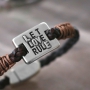 Work with layers like different kinds of round and braided DQ leather