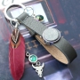 Create trendy Cuoio keychains, to keep or to give as a present!