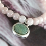 Trendy bracelets + Polaris Elements necklace with mandala cabochon!