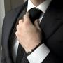 Create cool winter jewellery for men with our natural stone beads, DQ metal and leather
